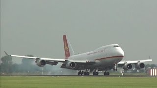 Plane spotting at Schiphol Airport  Beautiful landings amp take offs [upl. by Aleksandr236]