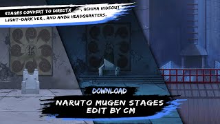 MUGEN STAGE Naruto Stage Packs 4 Release Edit to DirectX [upl. by Eserehc]