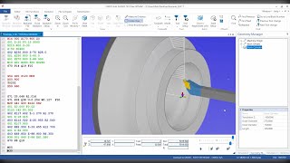 Turning in CIMCO Edit 2022 Lathe [upl. by Oyr]