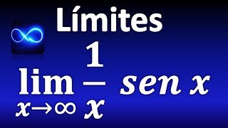 107 Límite trigonométrico cuando x tiende a infinito POR DOS MÉTODOS [upl. by Anihs]