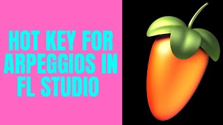 FL Studio 20 Hot Key  How to do Arpeggios in the FL Studio Piano Roll [upl. by Daas291]