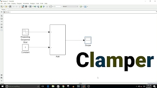 Simulink Tutorial  25  Clamper Using Simulink Library Blocks [upl. by Erdna]