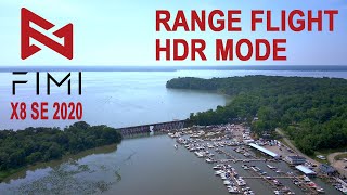 FIMI X8 SE 2020  RANGE FLIGHT  HDR MODE [upl. by Riay174]