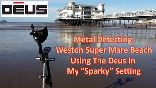 Metal Detecting Weston Super Mare Beach With The Xp Deus Coins and More Coins [upl. by Feil]