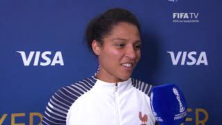 Valerie Gauvin – Player of the Match – France v Norway [upl. by Chappelka848]