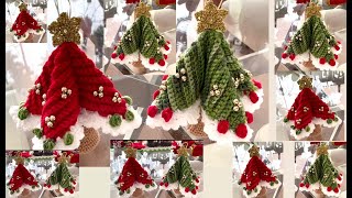 IMPRESIONANTES ARBOLES 3D Tejido de 2 Rectángulos es un hermoso Patrón de Crochet para Tu Casa [upl. by Ekez]