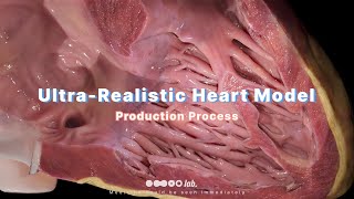 How We Made This 3D UltraRealistic Heart Medical Visualization [upl. by Aicelf]