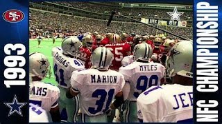 1993 NFL NFC Championship Game San Francisco 49ers at Dallas Cowboys Jan 23 1994 CBS John Madden [upl. by Hujsak410]