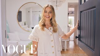 73 Questions With Margot Robbie  Vogue [upl. by Ahseinek]