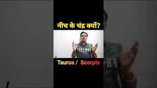 नीच का चंद्रमा  Why Moon is debilitated in Scorpio and Exalted in Taurus [upl. by Georgetta425]