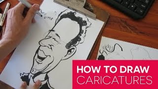 How To Draw Caricatures Live  Overview  Jerry Seinfeld [upl. by Yendor]