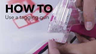 How to use a tagging gun  Morplans tagging gun range [upl. by Anirt]