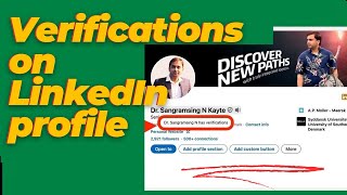 How to Identity verification on LinkedIn  Verifications on LinkedIn profile [upl. by Eyar]