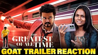 GOAT 🔥Trailer Reaction 😎 Thalapathy Vijay  Trailer Review 🥵 [upl. by Herwin]