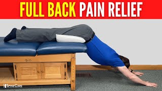 3 Exercises for Instant FULL BACK Pain Relief [upl. by Eelyam]