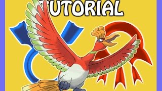 TUTORIAL Come Catturare HoOh in Pokèmon Rubino Omega amp Zaffiro Alpha [upl. by Ilana422]