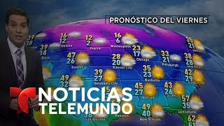 Alerta por fuertes nevadas en EEUU  Noticiero  Noticias Telemundo [upl. by Nived]