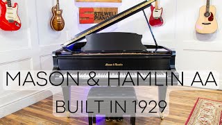 Mason amp Hamlin AA Grand Piano Built in 1929 [upl. by Ayot]