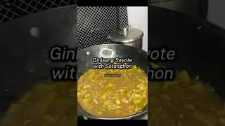 Ginisang Sayote with Sotanghon recipe filipino vegetables cooking trending viralvideo shorts [upl. by Nilesoj]