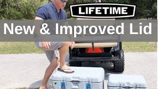 Lifetime Cooler Review 28 Qt 55Qt and 77Qt Ice Retention amp Durability [upl. by Akirderf]