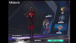 THE OP SF is Back in NBA 2k25 Shot blocking wing build [upl. by Aleakim]