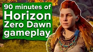 90 minutes of Horizon Zero Dawn gameplay  Live stream [upl. by Teece754]