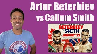 Artur Beterbiev vs Callum Smith WBC\IBF\WBO LightHeavyweight Title Bout  Breakdown amp Prediction [upl. by Ahsitan]