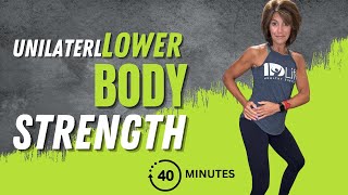 Unilateral Leg Strength Workout  No cardio [upl. by Zia471]