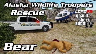 AST Clan GTA IV  Alaska Wildlife Troopers Bear Mauling Rescue [upl. by Nrubloc500]