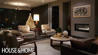 Interior Design  A Luxurious Condo With Dark amp Cozy Christmas Decor [upl. by Maffei]