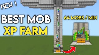 BEST Mob XP farm in 120 Minecraft Bedrock amp Java edition [upl. by Enilram792]