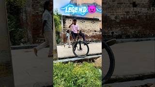 quotCycle Stunt Balancing on a Nali Like a Proquotcyclestuntc stunt subscribe shorts viralvideo [upl. by Lokkin480]