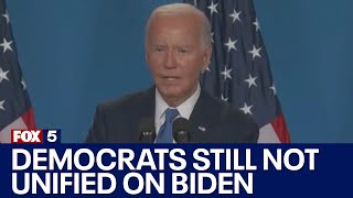 Democrats still not unified on Biden [upl. by Eleynad]