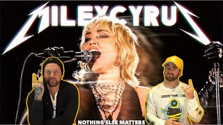 Miley Cyrus “Nothing Else Matters”  Aussie Metal Heads Reaction [upl. by Oigolue]