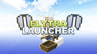 Minecraft  Compact Elytra Launcher  Elytra Flugmaschine  Tutorial 112 [upl. by Gherlein]