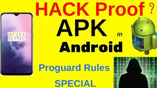 Android APK encryption  Hack Proof APK  Proguard rules in Android Studio  Java DEX classes  Apps [upl. by Sikes346]