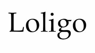 How to Pronounce Loligo [upl. by Villiers632]