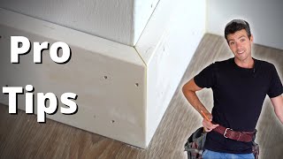 Baseboard Installation from Start to Finish [upl. by Nahsab]