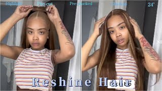 MUST HAVE Best Affordable Glueless Wig For Beginners❤️🔥Reshine Hair X leorasqueendome [upl. by Maisey]