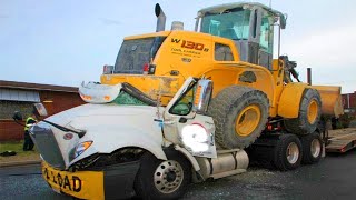 Top 20 Dangerous Moments of Heavy Equipment Operation Fail  Best of Truck Car amp Excavator Disaster [upl. by Aivon]