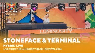 Stoneface amp Terminal Hybrid Live live at Luminosity Beach Festival 2024 LBF24 [upl. by Aenel]