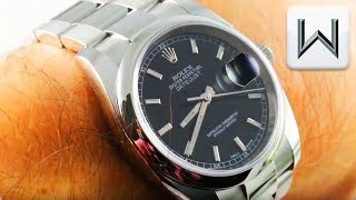 Rolex Datejust Roulette Date Steel 116200 Luxury Watch Review [upl. by Reichert83]