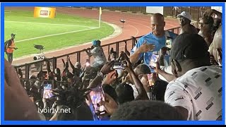 Match ASEC MimosasLys Sassandra Drogba créé lemeute à son arrivée au stade Robert Champroux [upl. by Sweeney]