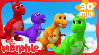 Color TRex Dinosaurs and Eggs🦖🦕  Cartoons for Kids  Mila and Morphle [upl. by Rolat]