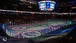 Canucks 2021 Home Opener  Sights and Sounds [upl. by Nosila877]