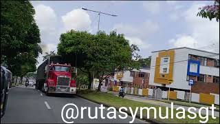 por las calles de Armenia  Quindio  rutasymulasgt kenworthdelamontaña t800 2 [upl. by Selrac]