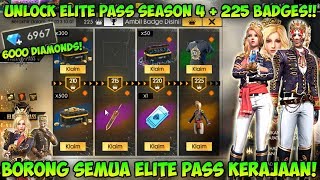 Borong Semua Elite Pass Season 4 Review Royal Revelry  Garena Free Fire [upl. by Konstanze]