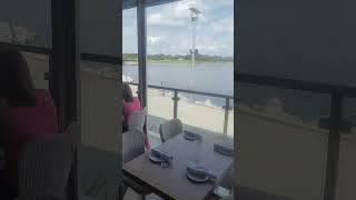 Disney Springs Summerhouse on the lake for lunch quotCant fish all the timequot Tight lines [upl. by Nirehtac]