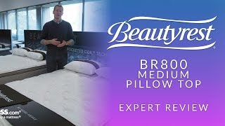 Beautyrest BR800 Medium Pillow Top Mattress Expert Review [upl. by Henryk]