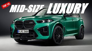 Top 10 Best MidSize Luxury SUVs in 2024 [upl. by Nivrae]